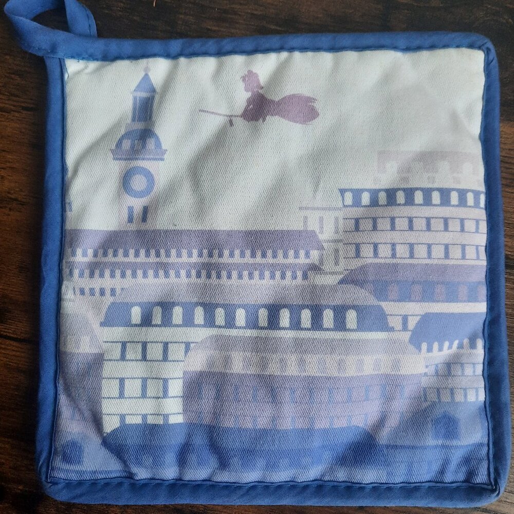 Kiki's Delivery Service Hot Pad, Purple Blue White, Studio Ghibli, BoxLunch